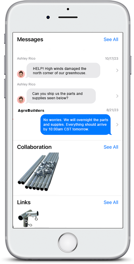 iphone greenhouse supplies